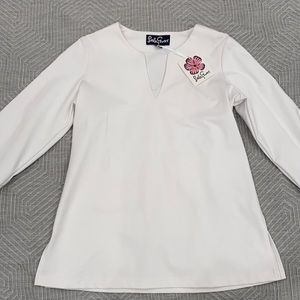 Lesley Evers white tunic